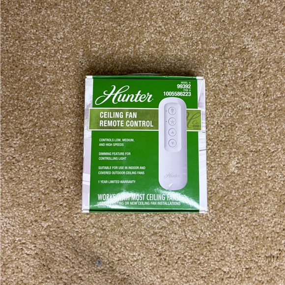 Hunter Ceiling Fan Remote Control Kit - Picture 1 of 2